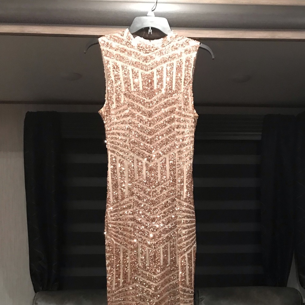 Gold gown size small
